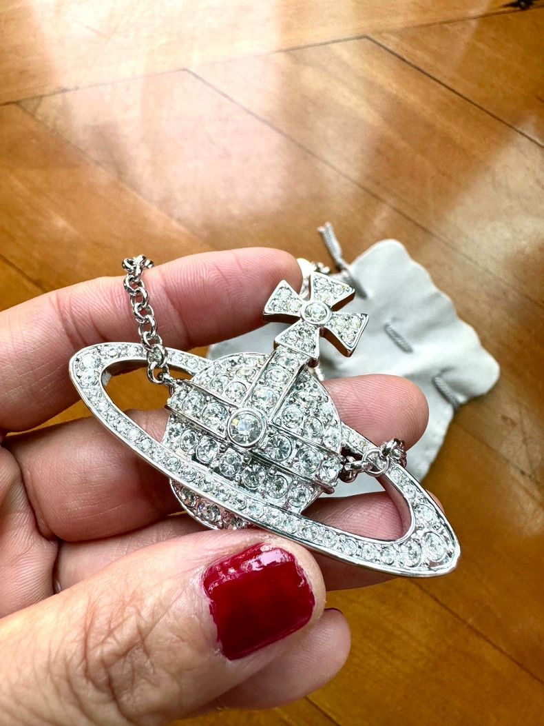 Vivienne Westwood Vivienne Westwood Saturn Necklace Size ONE SIZE - 2 Thumbnail