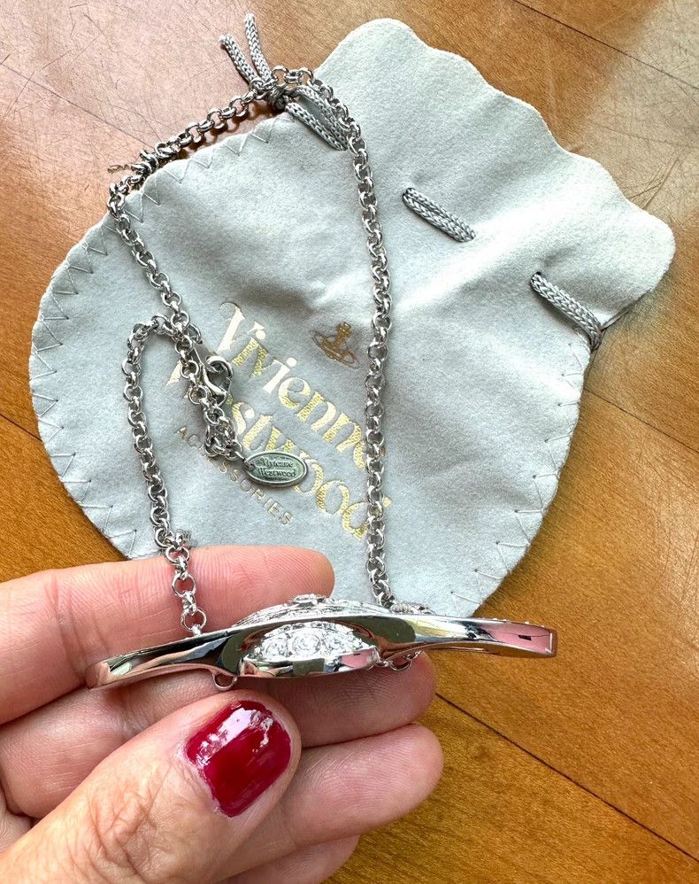 Vivienne Westwood Vivienne Westwood Saturn Necklace Size ONE SIZE - 7 Thumbnail