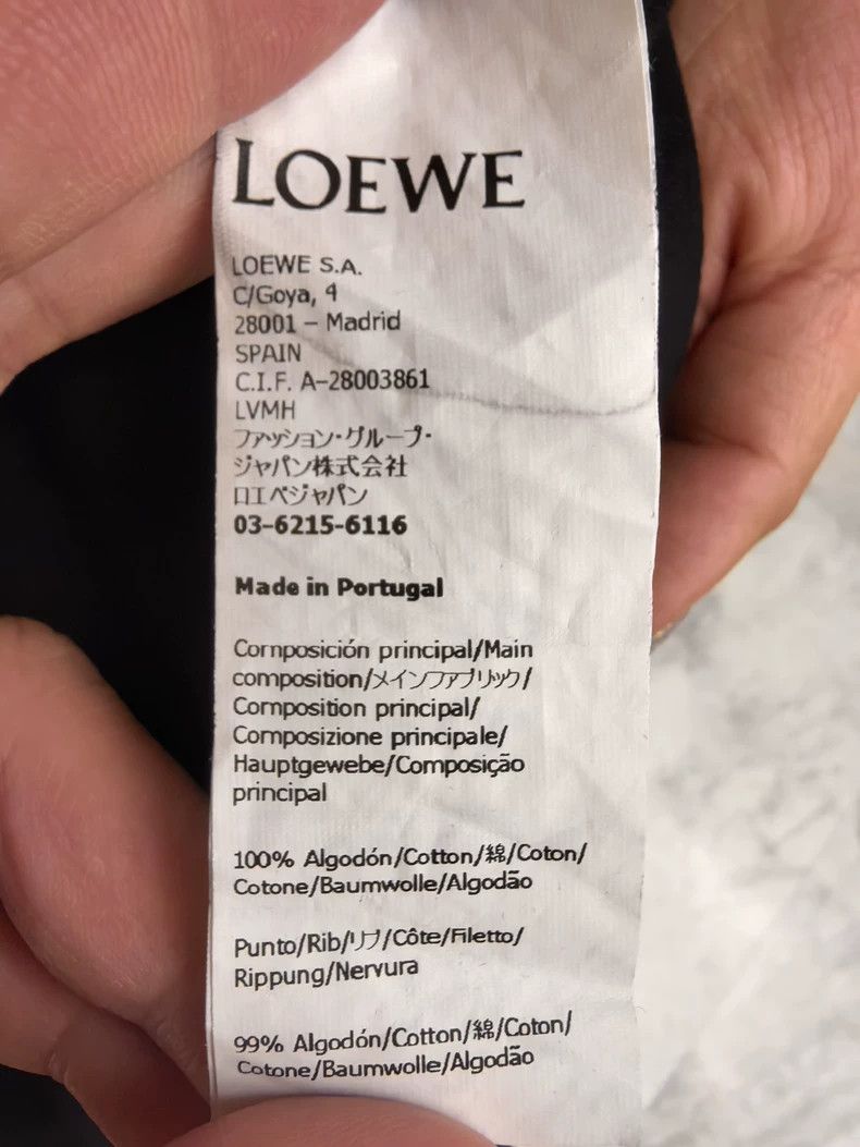 Loewe LOEWE Black Short Sleeve T-Shirt Size US M / EU 48-50 / 2 - 6 Thumbnail