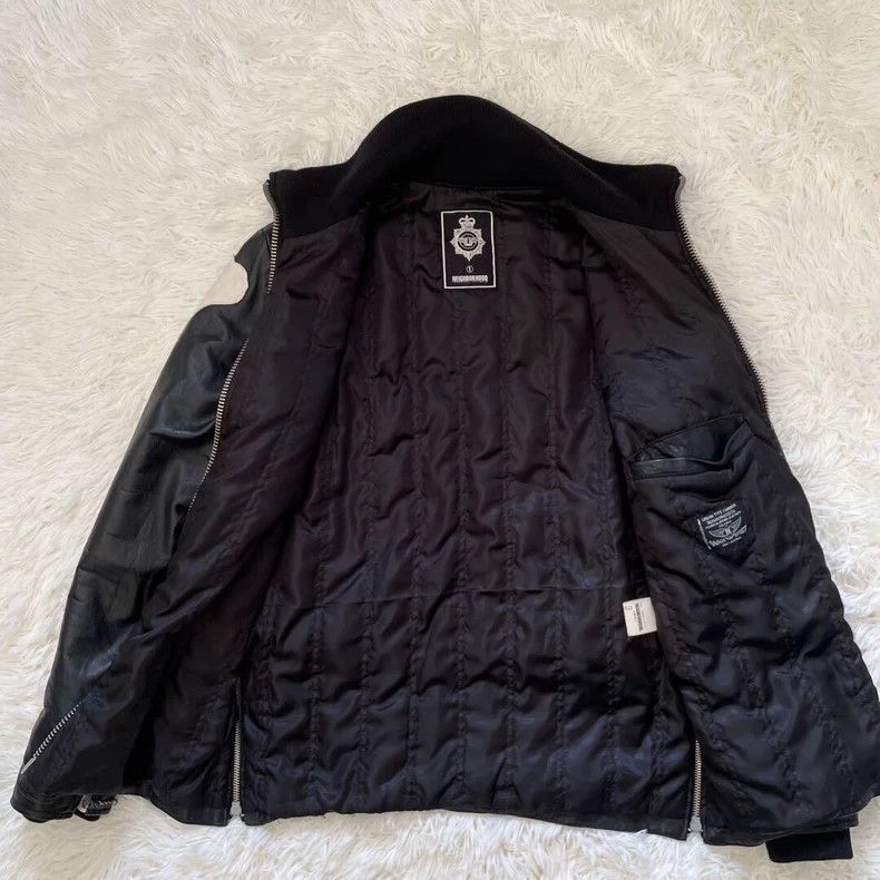 Neighborhood NEIGHBORHOOD Leather Jacket Size 1 Size US L / EU 52-54 / 3 - 3 Thumbnail