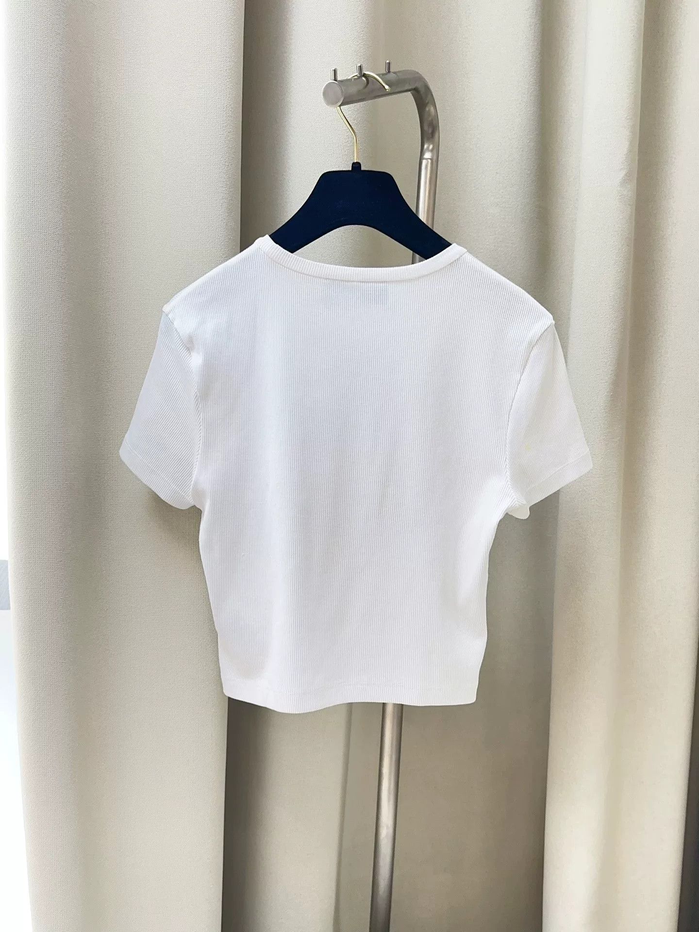 Fendi Fendi White Short Sleeve Knit Top Size US M / EU 48-50 / 2 - 4 Thumbnail