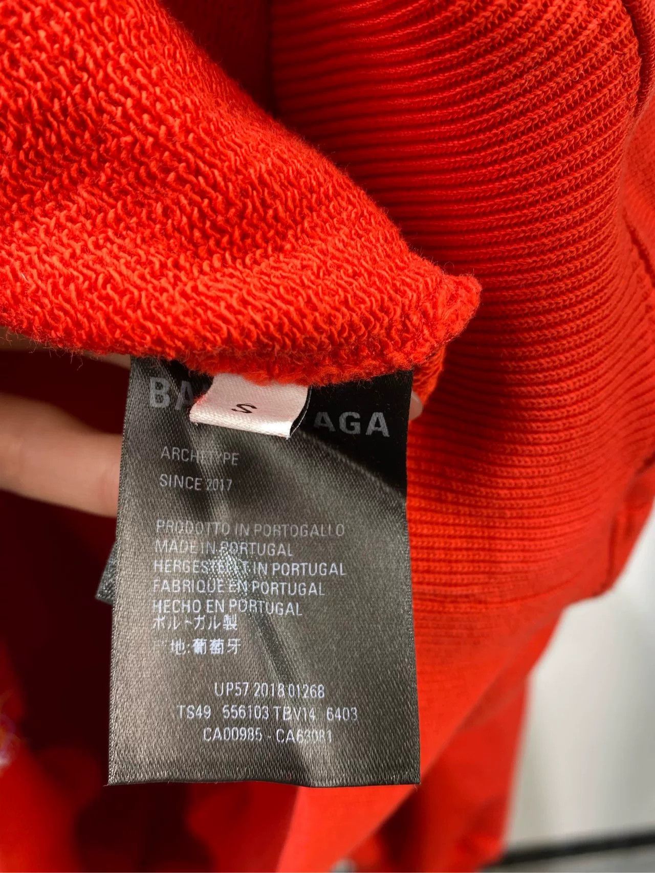 Balenciaga Balenciaga Red Logo Print Hoodie Size US S / EU 44-46 / 1 - 4 Thumbnail