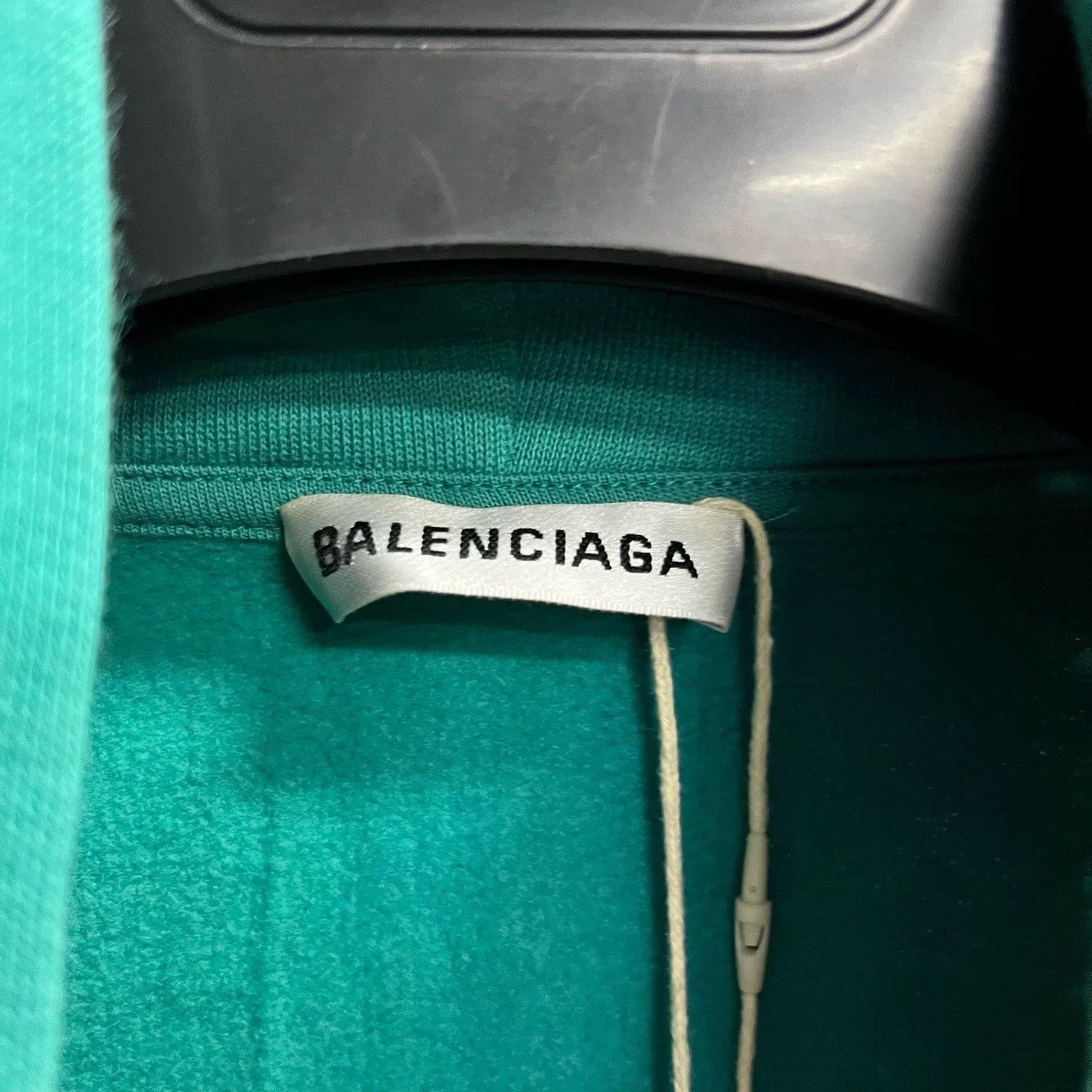 Balenciaga Balenciaga Blue Logo Hoodie XS Size US XS / EU 42 / 0 - 3 Thumbnail