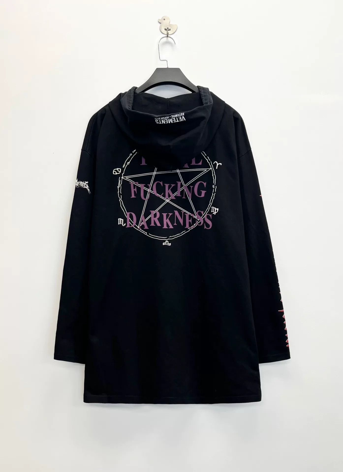Vetements Vetements Star Logo Long Hoodie L Size US L / EU 52-54 / 3 - 2 Thumbnail