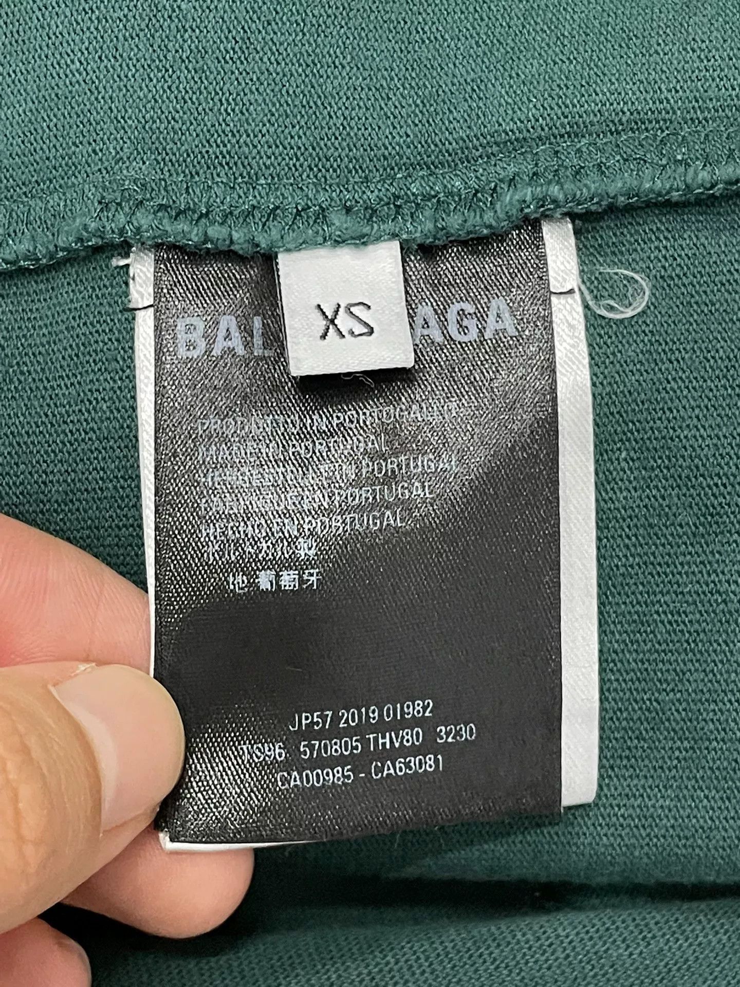 Balenciaga Balenciaga Blue Back Logo Short Sleeve T-shirt Size US XS / EU 42 / 0 - 4 Thumbnail