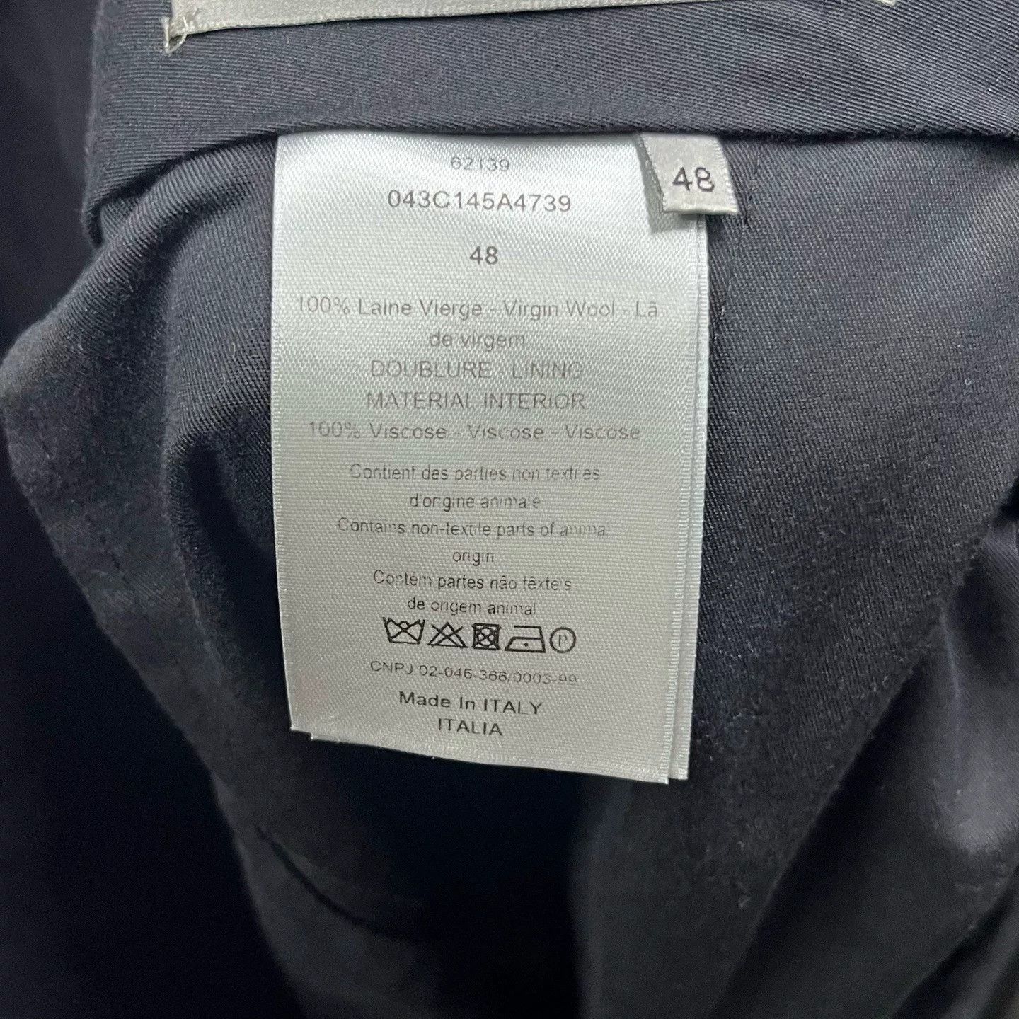 Dior Dior Black High-Waist Pleated Trousers Size US 30 / EU 46 - 3 Thumbnail