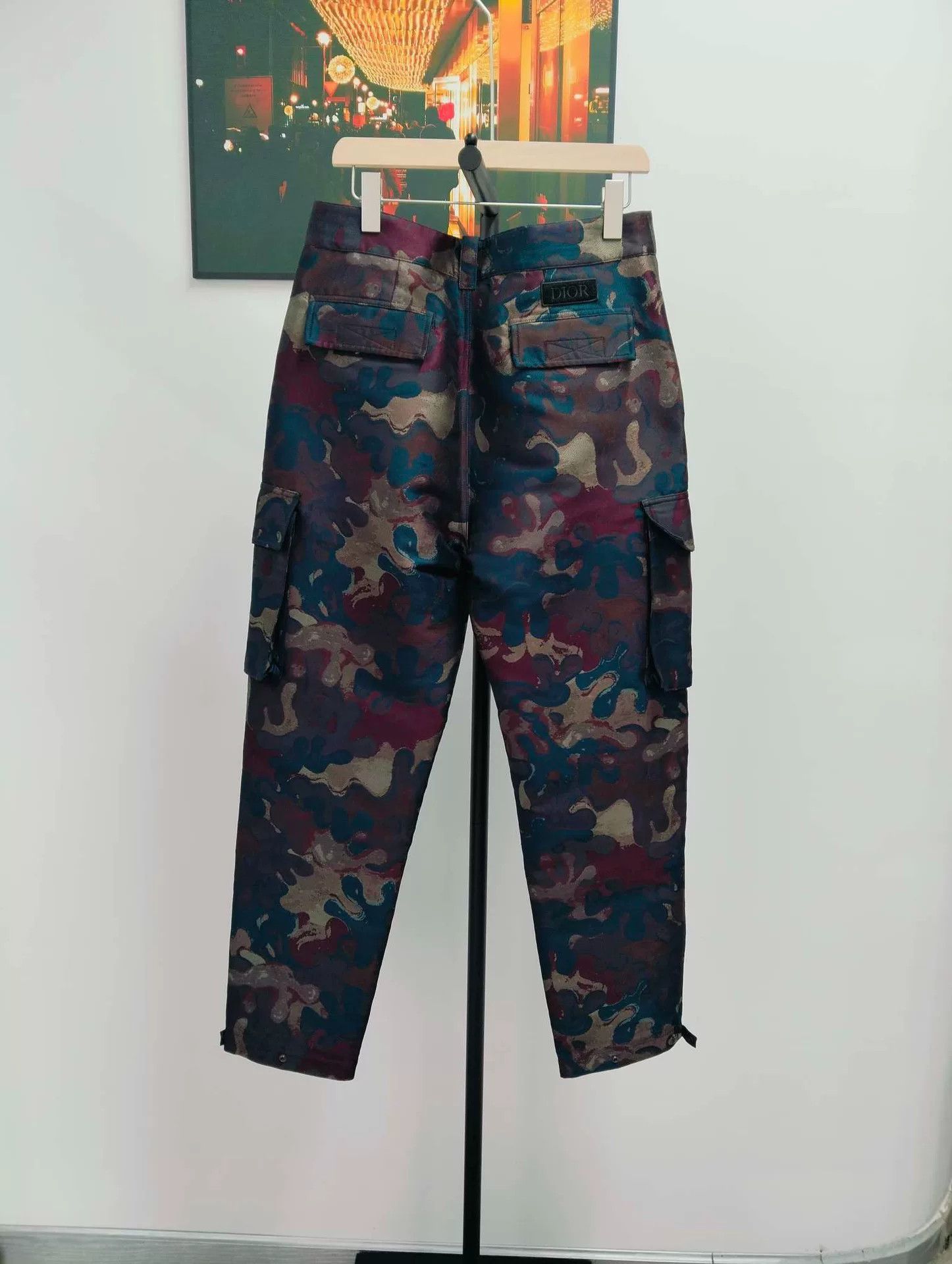 Dior Dior x Peter Doig Camo Cargo Pants Size US 34 / EU 50 - 2 Thumbnail