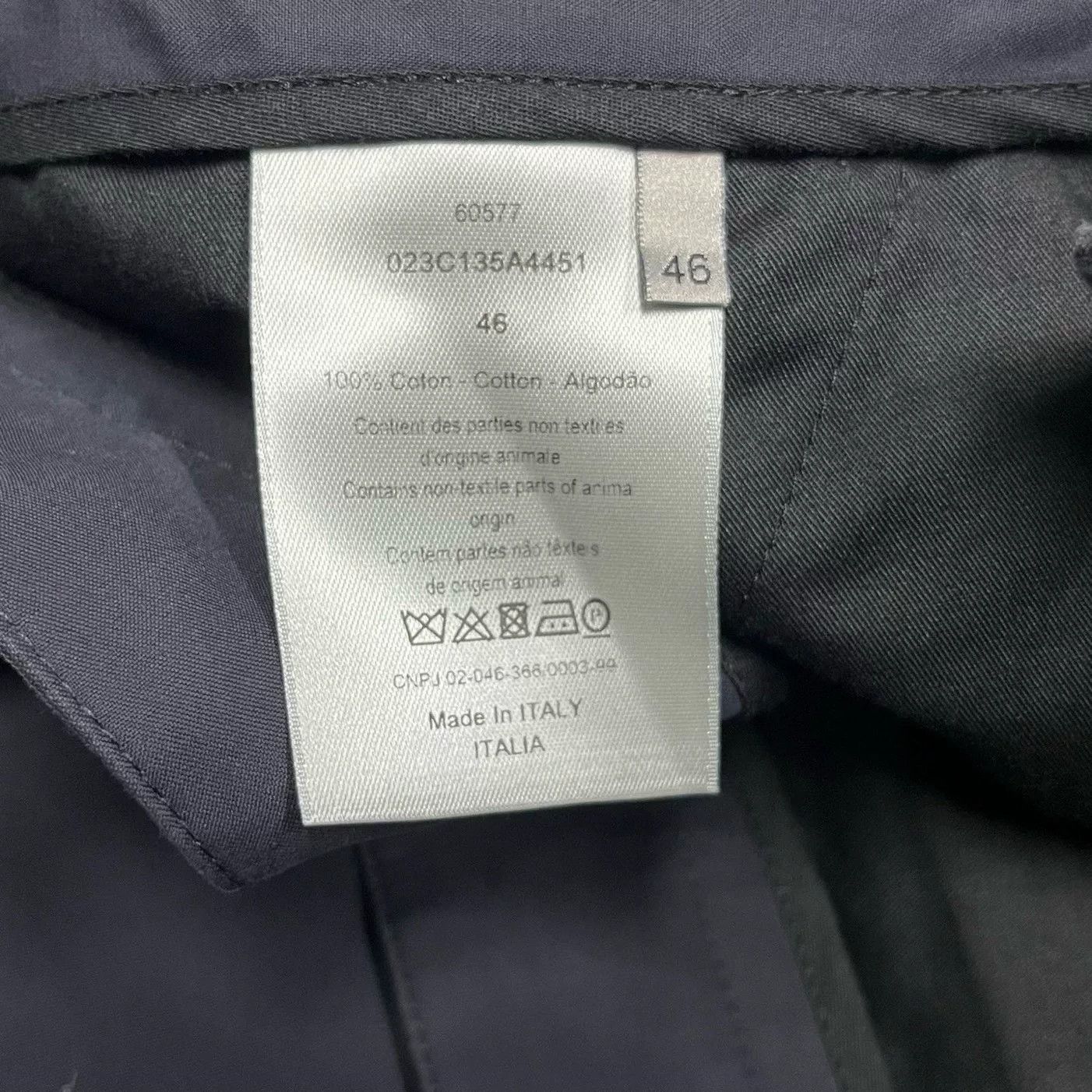 Dior Dior Black Mid-Rise Straight Casual Pants Size US 36 / EU 52 - 5 Thumbnail
