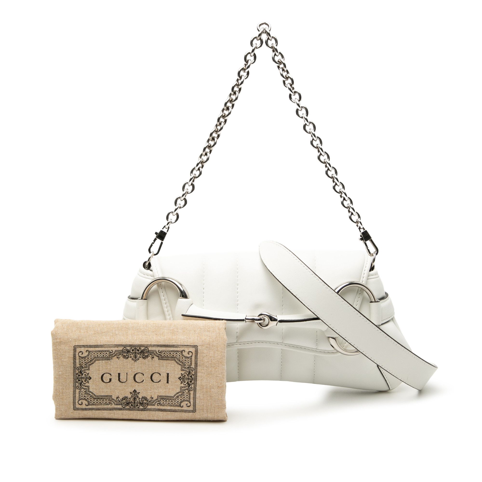 Gucci Gucci Small Quilted Leather Horsebit Chain Satchel Size ONE SIZE - 8 Thumbnail