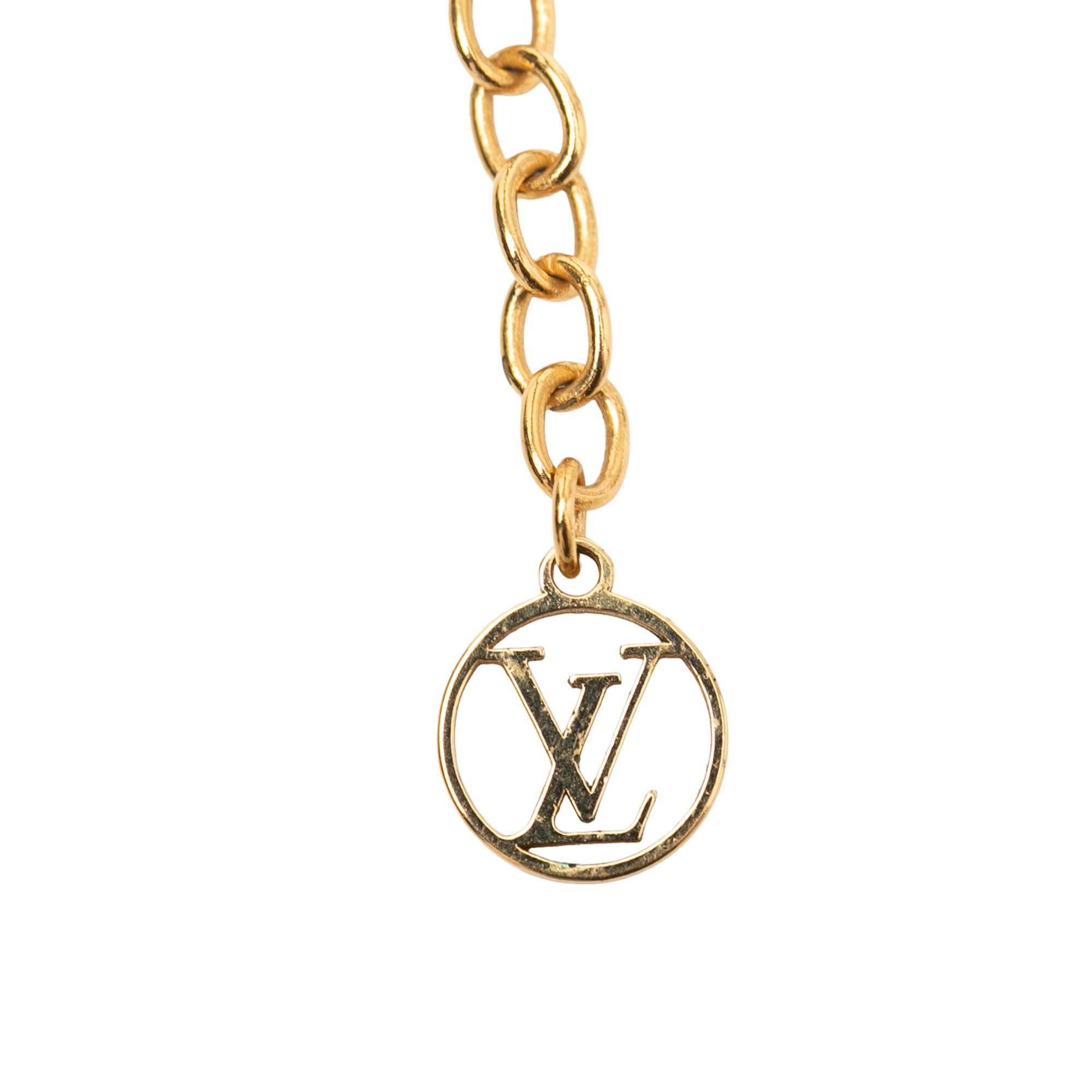 Louis Vuitton Louis Vuitton Gold Plated LV and Me Letter T Pendant Necklace Size ONE SIZE - 5 Thumbnail