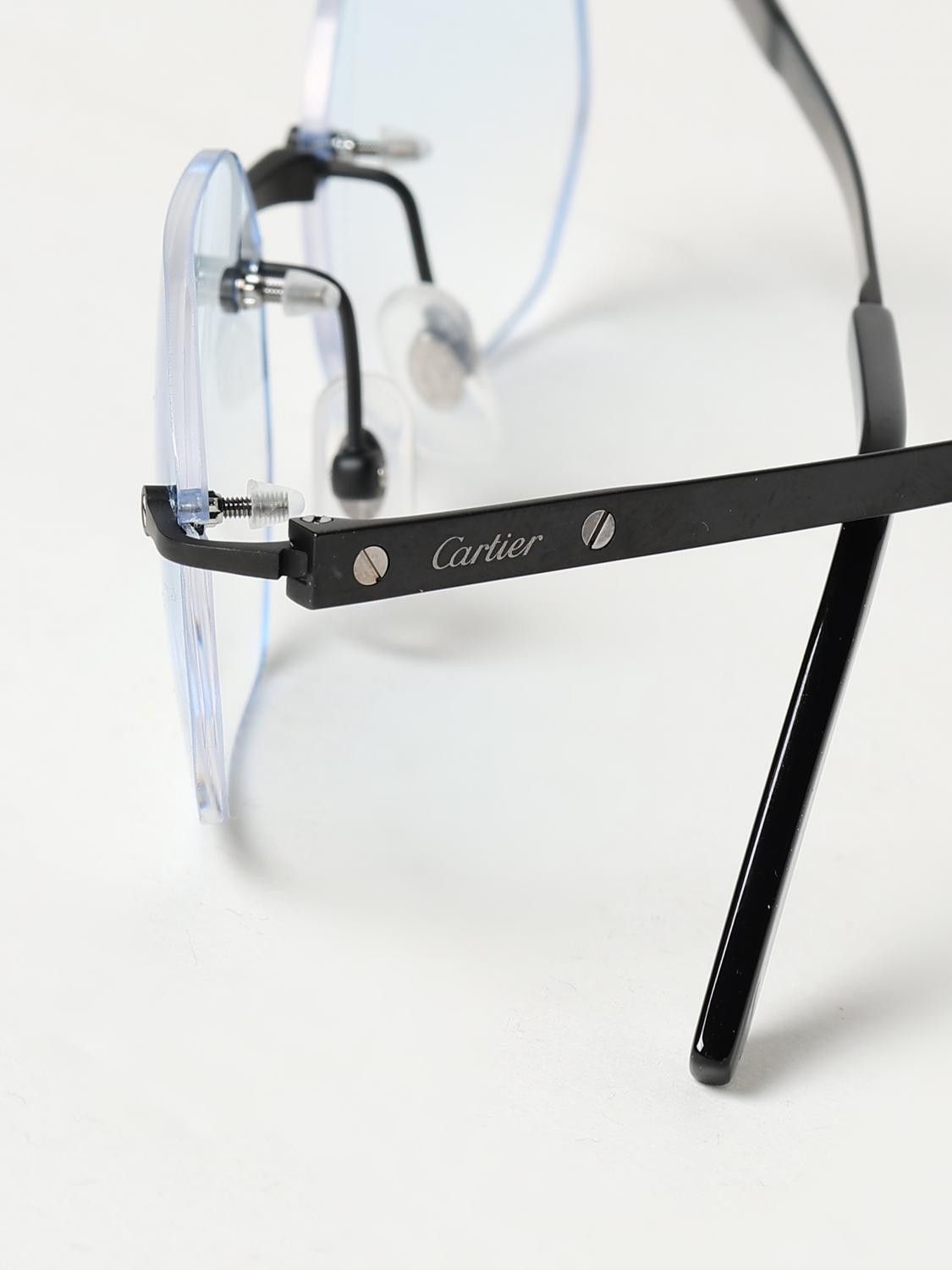 Cartier Cartier Optical Frames Men Black Size ONE SIZE - 4 Thumbnail