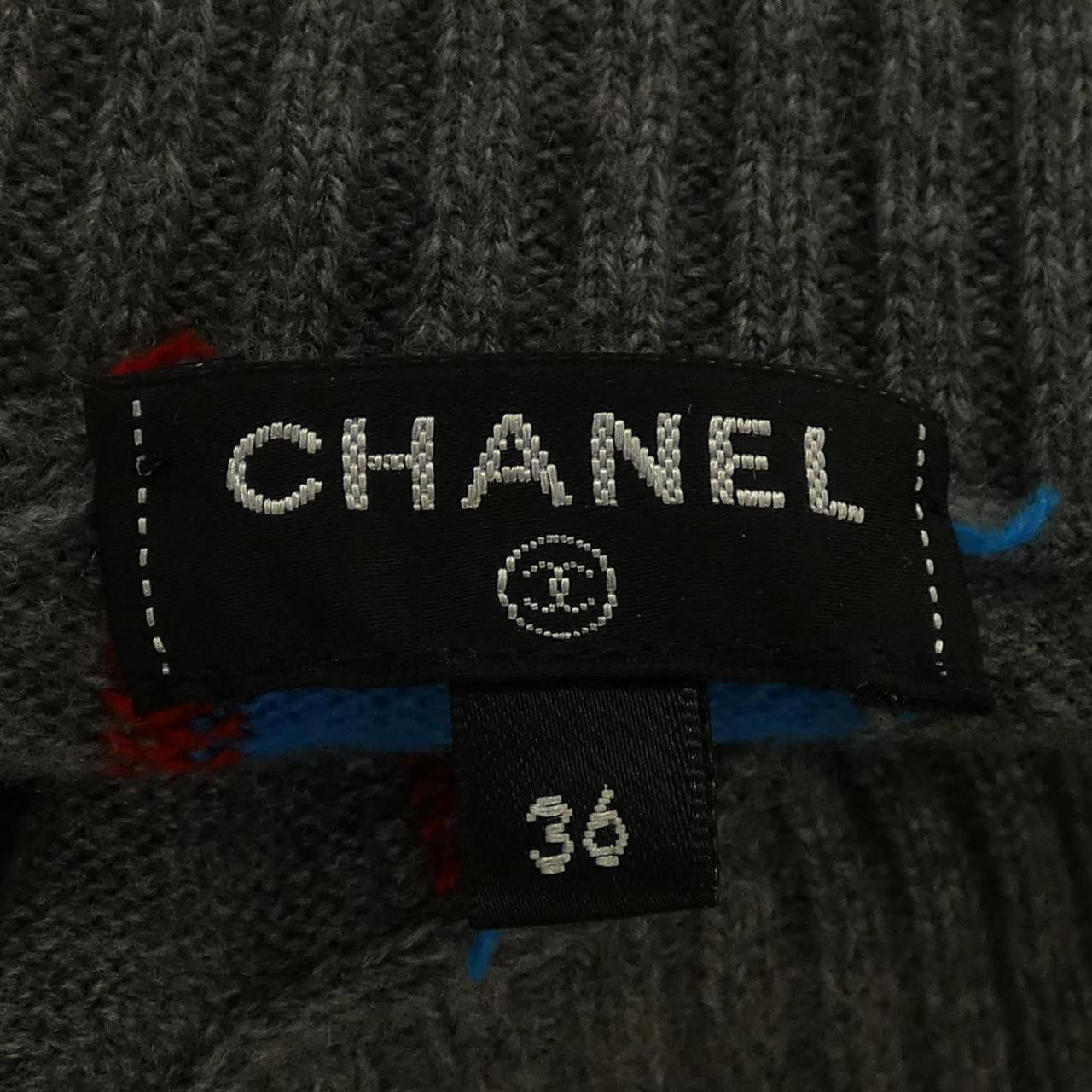 Chanel Chanel Chanel P54807K07179 Cashmere Knit Others Tops P54807K07179 DUTY FREE for USA Size ONE SIZE - 5 Thumbnail