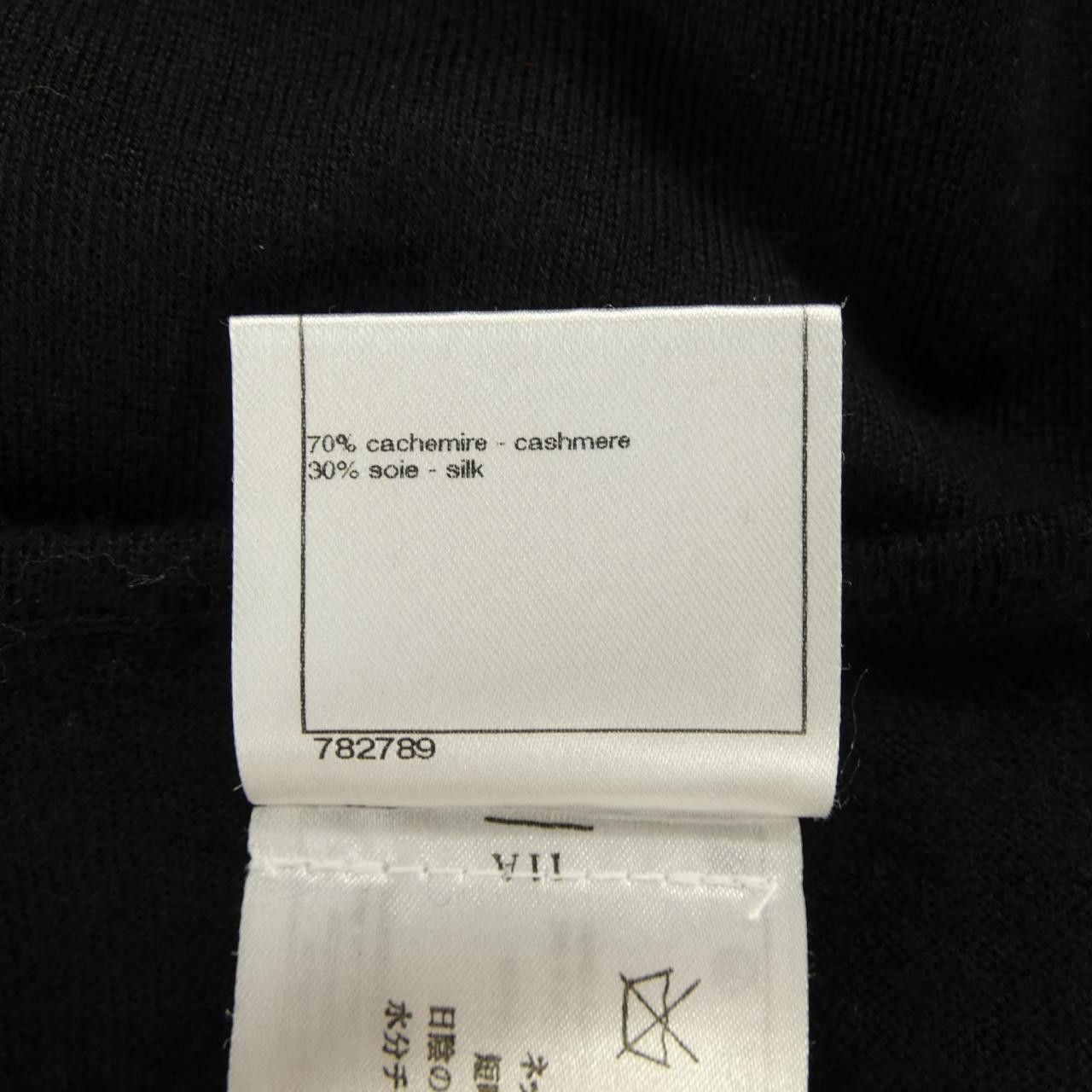 Chanel Chanel Chanel Silk Cashmere Knit Others Tops P33506K00897 08A DUTY FREE for USA Size ONE SIZE - 3 Thumbnail