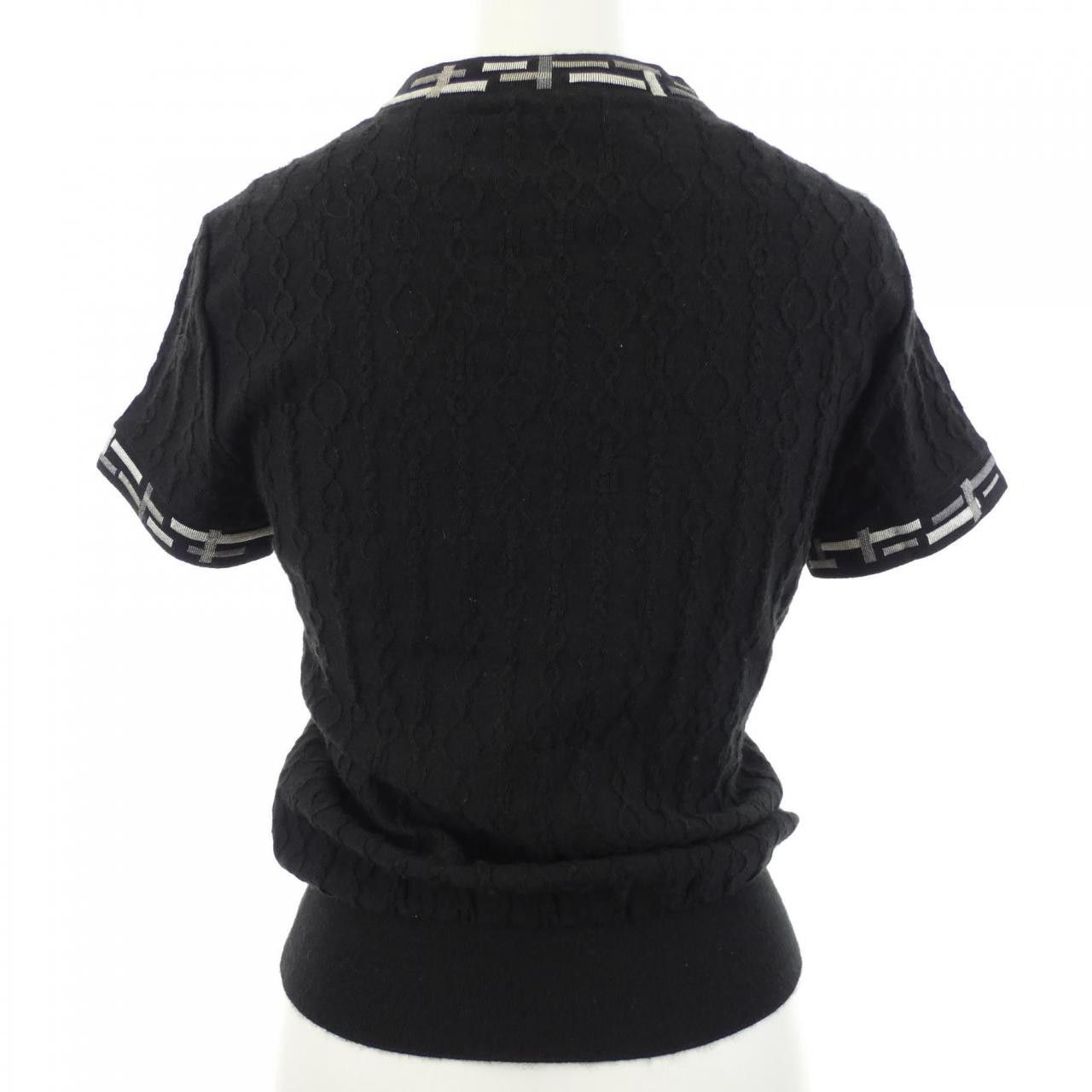 Hermes Hermes Hermes De Les Boucles Cashmere Knit 34 Others Tops DUTY FREE for USA Size ONE SIZE - 2 Thumbnail
