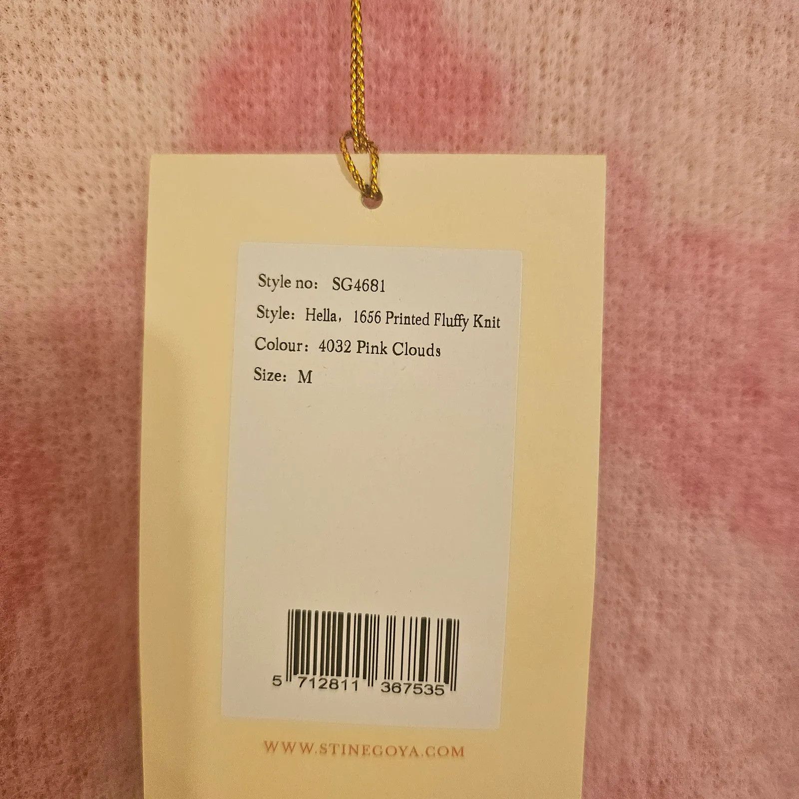 Stine Goya Stine Goya Hella 1656 Printed Fluffy Knit Dress Size M / US 6-8 / IT 42-44 - 3 Thumbnail
