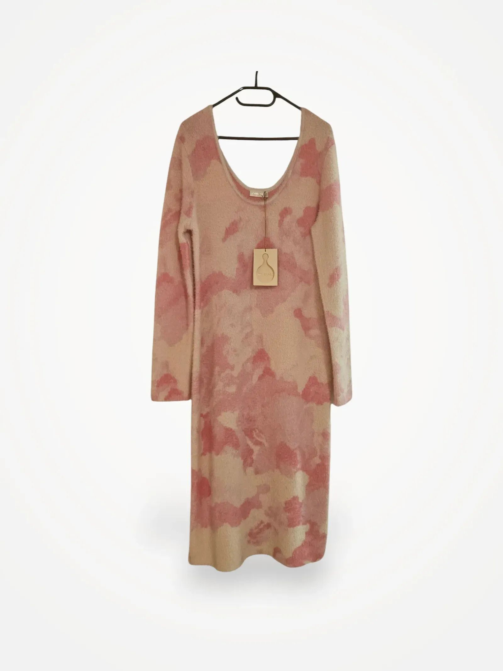 Stine Goya Stine Goya Hella 1656 Printed Fluffy Knit Dress Size M / US 6-8 / IT 42-44 - 2 Thumbnail