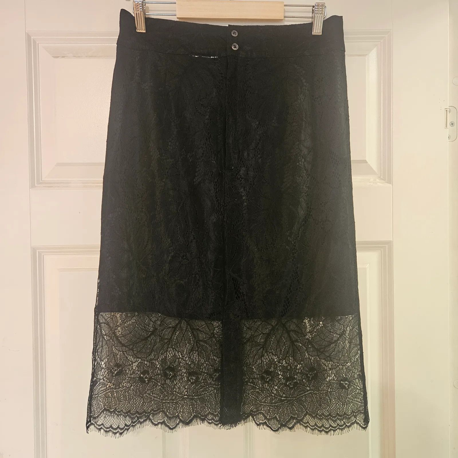 Ganni Ganni California Lace Skirt Size 30" / US 8 / IT 44 - 4 Thumbnail