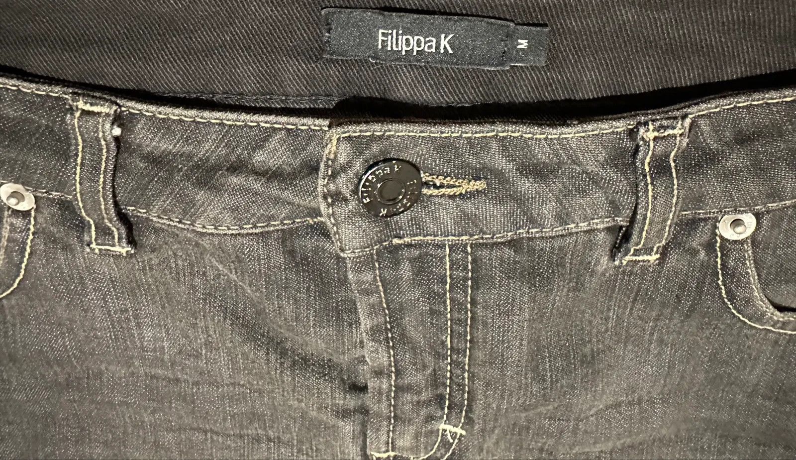 Filippa K Filippa K Filippa K classic denim skirt charcoal Skirt Size 28" / US 6 / IT 42 - 2 Thumbnail