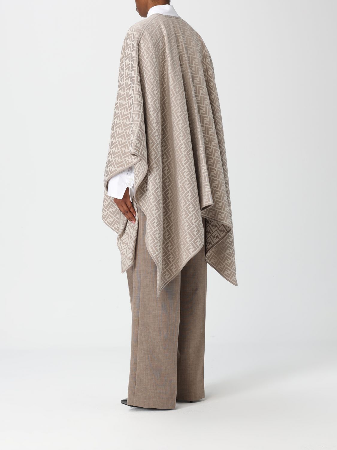 Fendi Fendi Scarf Woman Grey Size ONE SIZE - 3 Thumbnail