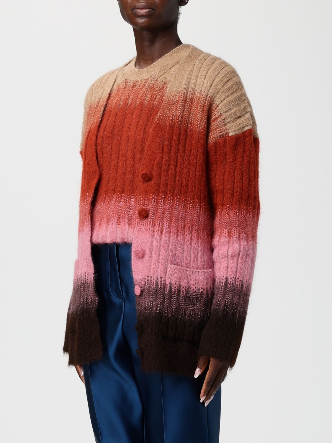 Fendi Fendi Sweater Woman Rust Size M / US 6-8 / IT 42-44 - 4 Thumbnail