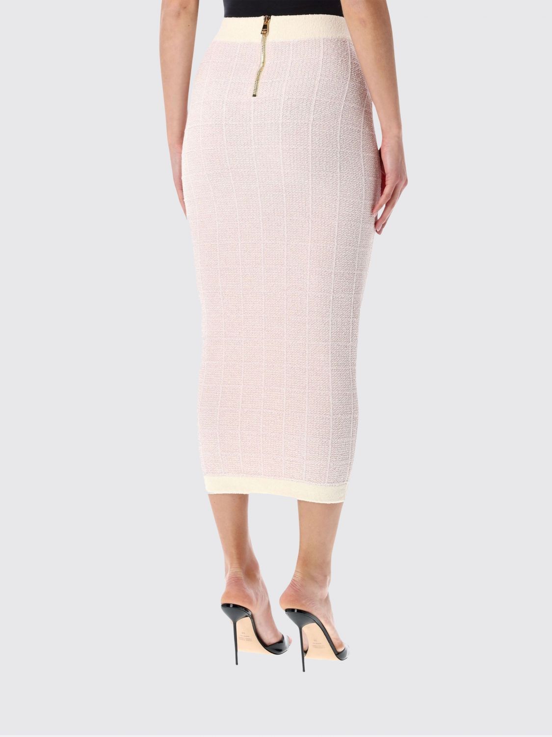 Balmain Balmain Skirt Woman Pink Size 27" / US 4 / IT 40 - 2 Thumbnail
