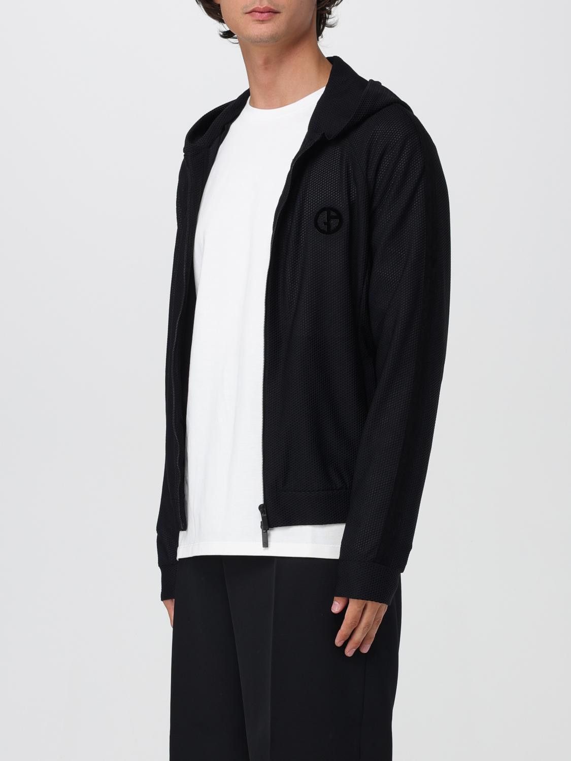 Giorgio Armani Giorgio Armani Sweatshirt Men Black Size US XL / EU 56 / 4 - 3 Thumbnail