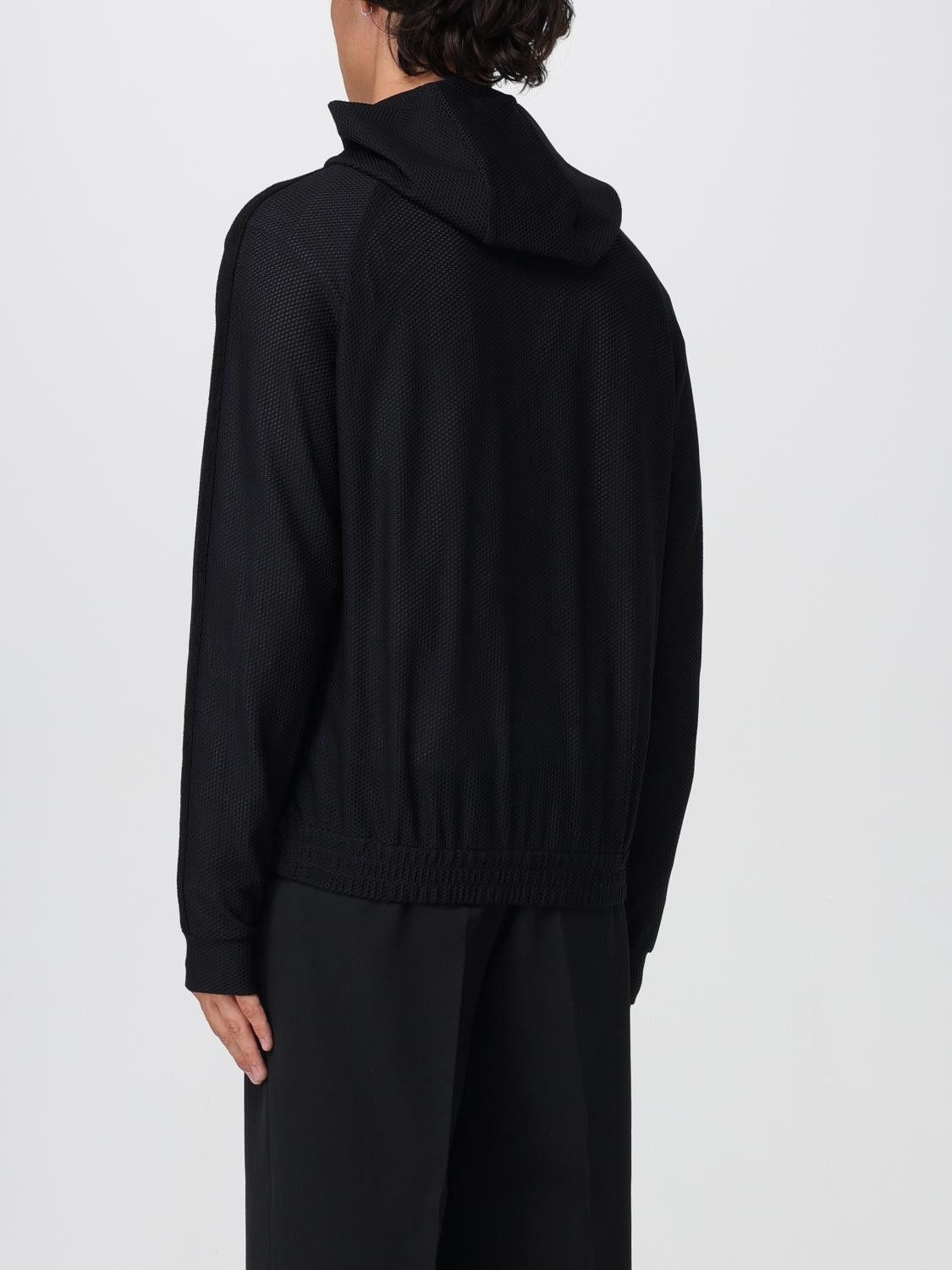 Giorgio Armani Giorgio Armani Sweatshirt Men Black Size US XL / EU 56 / 4 - 2 Thumbnail