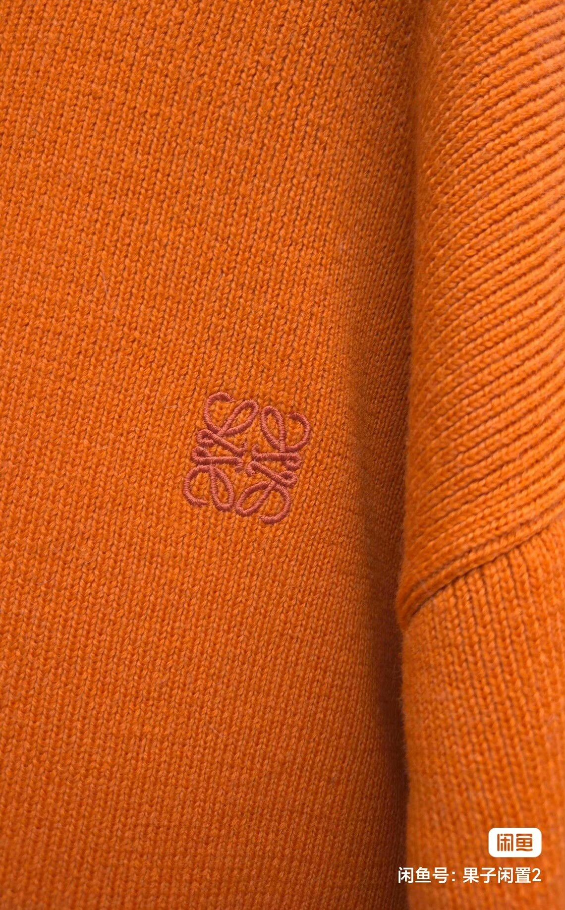 Loewe Loewe Orange Logo Embroidered Sweater Size US M / EU 48-50 / 2 - 6 Thumbnail