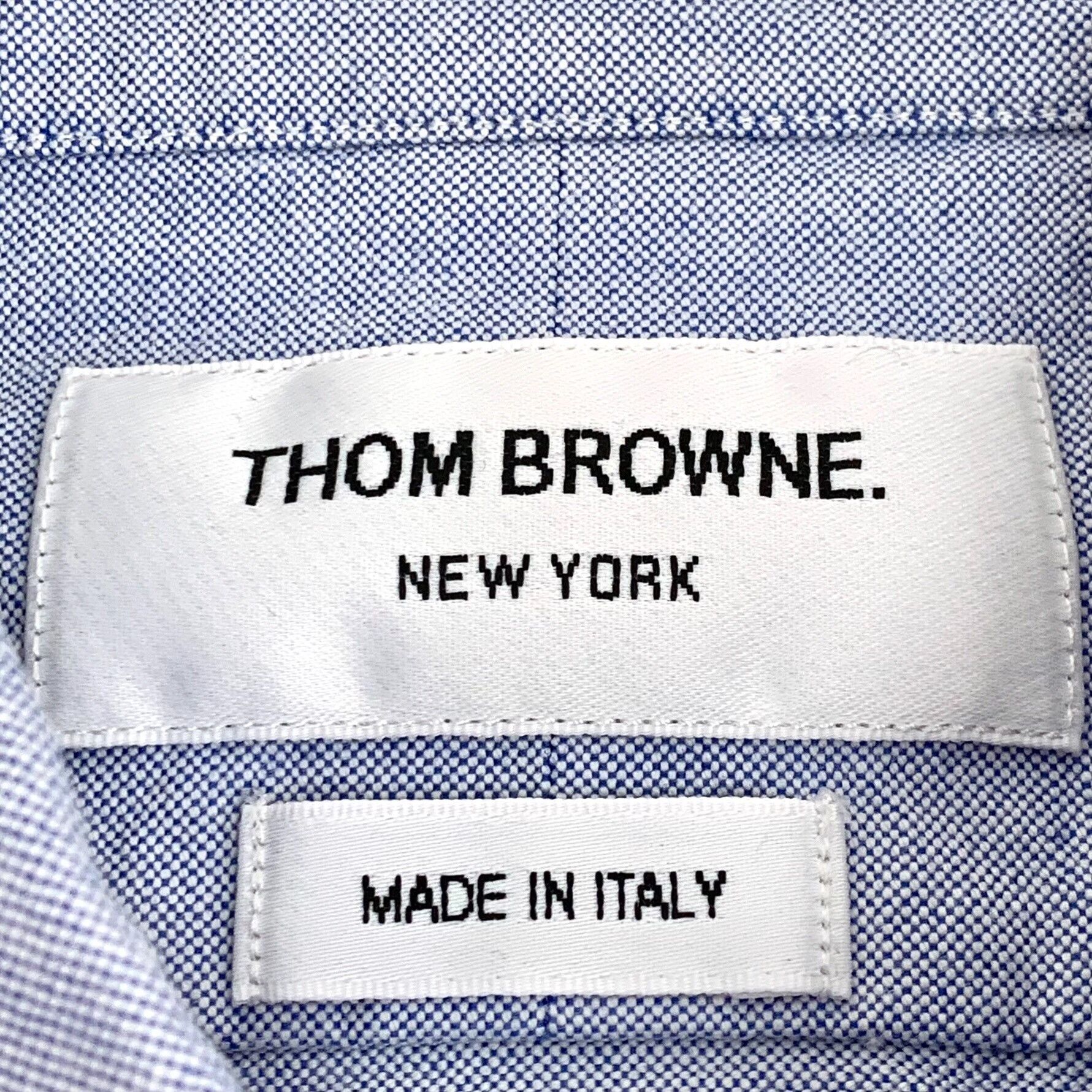 Thom Browne Thom Browne Oxford Cotton Long Sleeve Shirt Size US S / EU 44-46 / 1 - 7 Thumbnail
