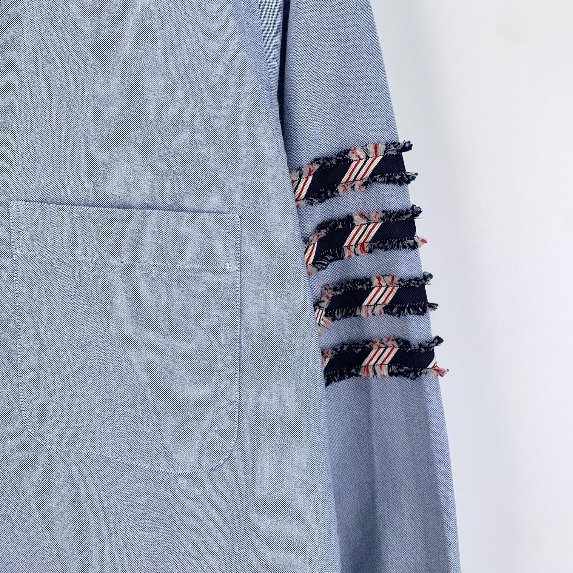 Thom Browne Thom Browne Oxford Cotton Long Sleeve Shirt Size US S / EU 44-46 / 1 - 4 Thumbnail