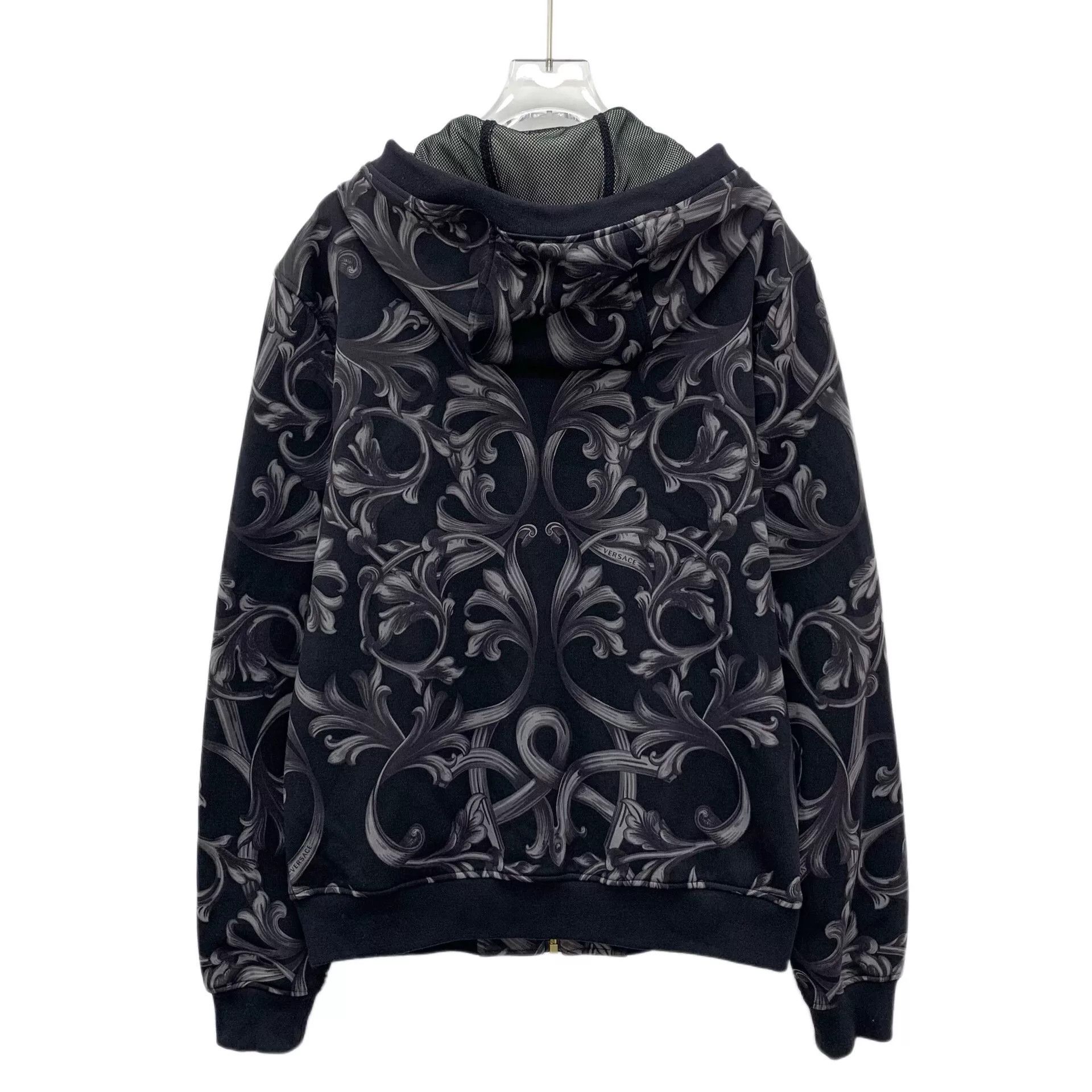 Versace Versace Floral Print Zip Hoodie Size US M / EU 48-50 / 2 - 2 Thumbnail