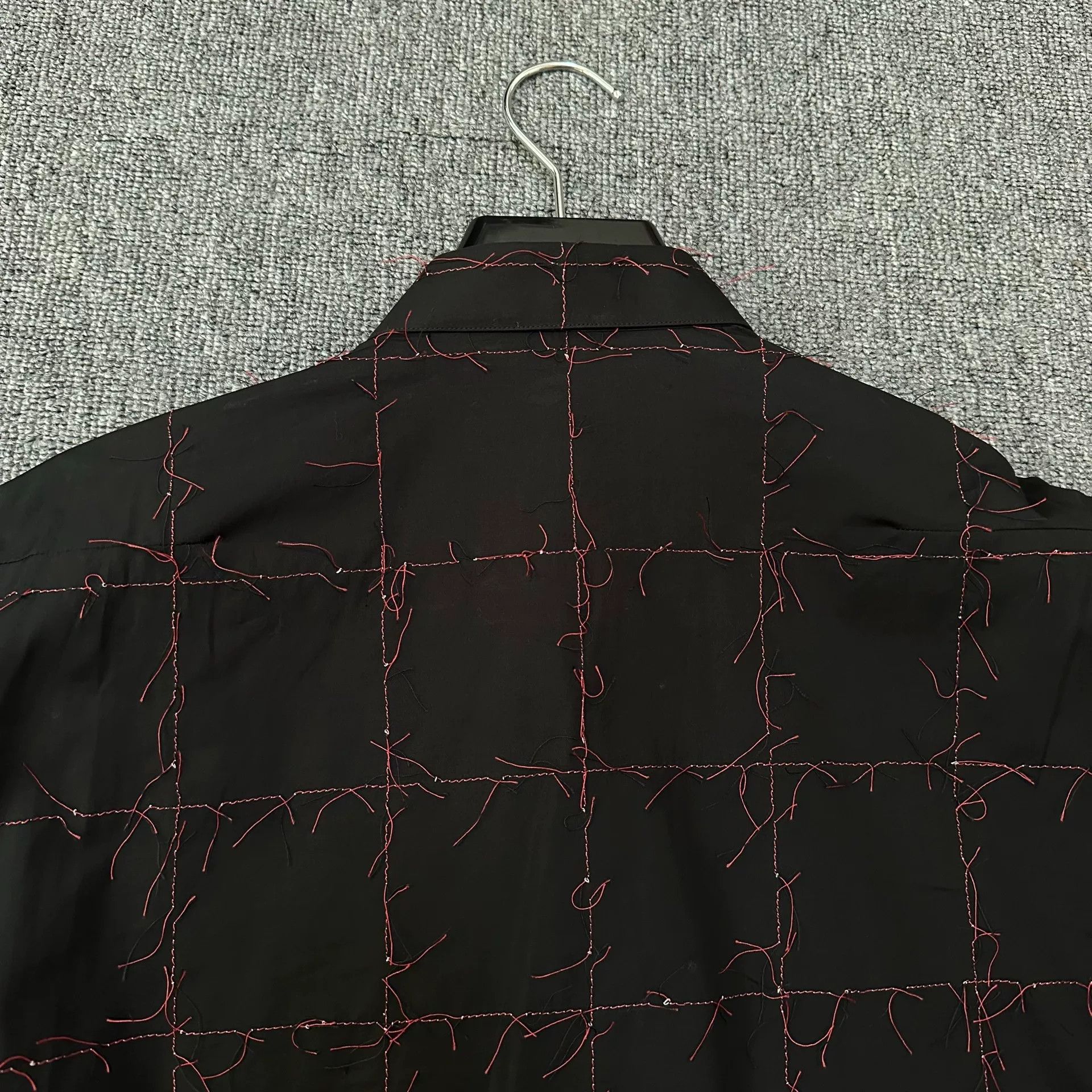 Dior Dior Homme Red Stitch Runway Shirt Size US M / EU 48-50 / 2 - 5 Thumbnail