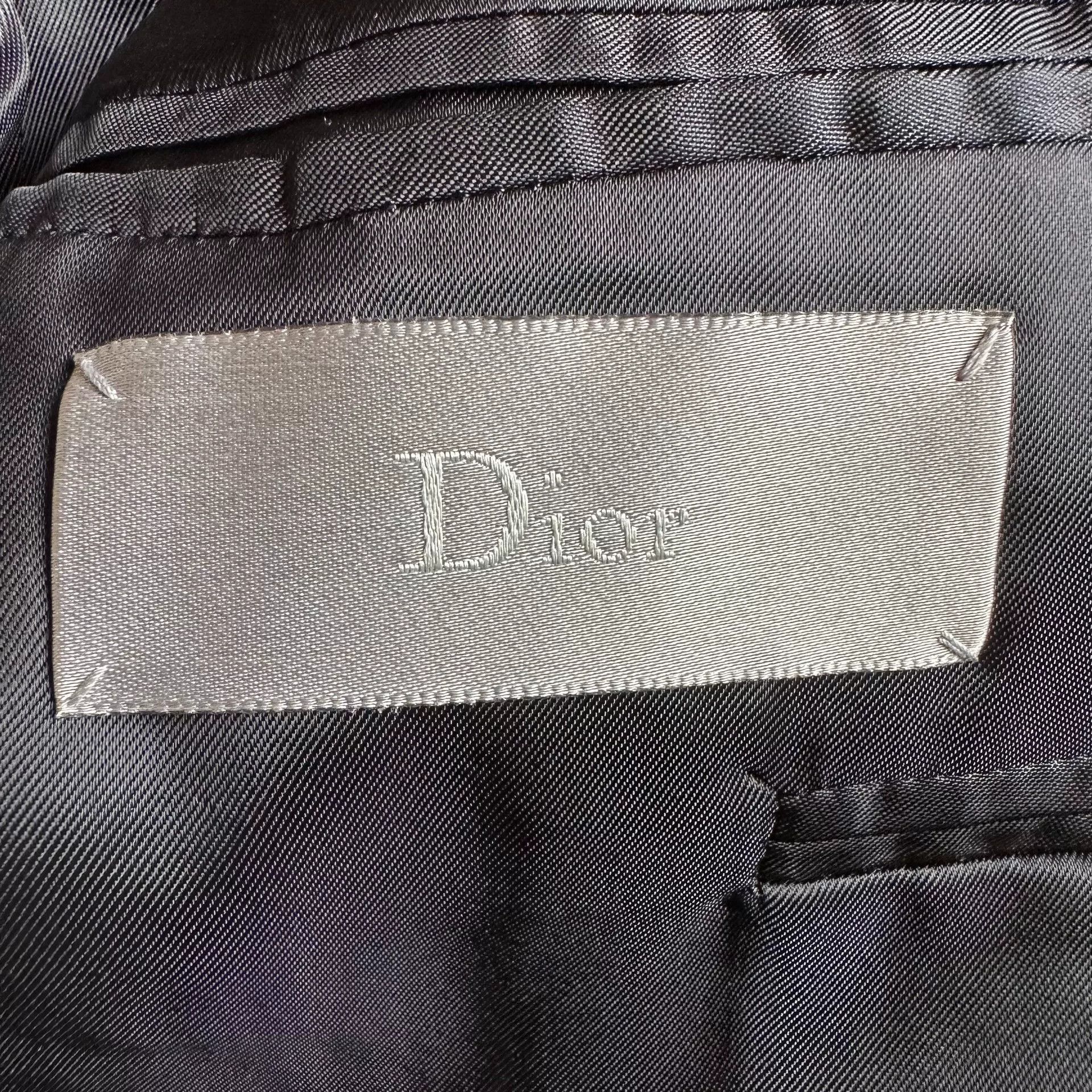 Dior Dior Round Brooch Linen Blazer Size US M / EU 48-50 / 2 - 4 Thumbnail