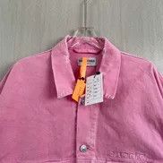 Balenciaga Balenciaga Pink Washed Denim Jacket Size US XS / EU 42 / 0 - 2 Thumbnail