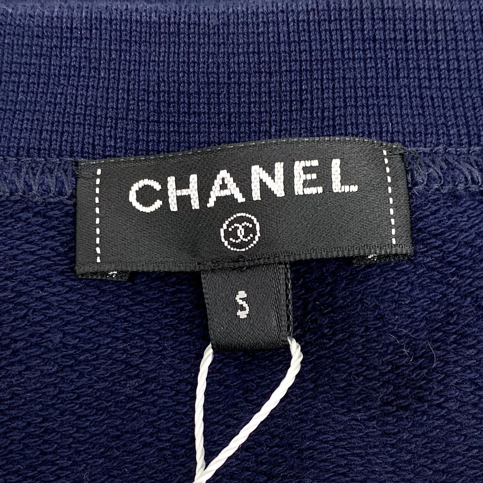 Chanel dark blue chanel cotton short sleeve t-shirt Size US S / EU 44-46 / 1 - 6 Thumbnail