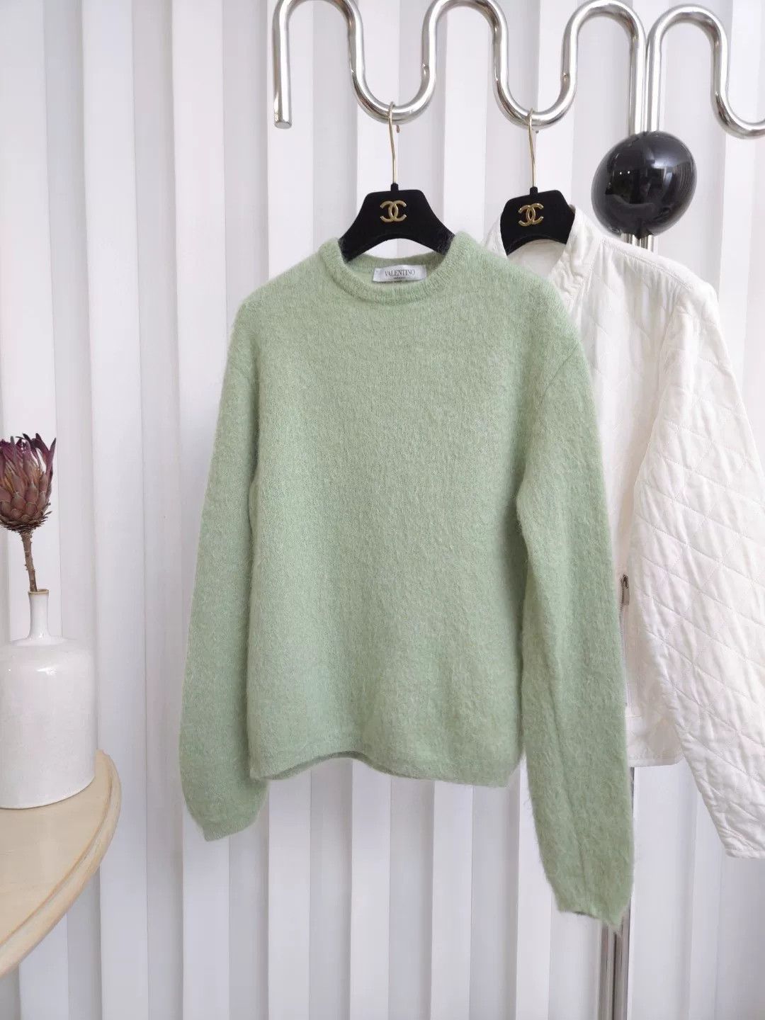 Valentino beautiful green cashmere sweater by Valentino Size US S / EU 44-46 / 1 - 2 Thumbnail