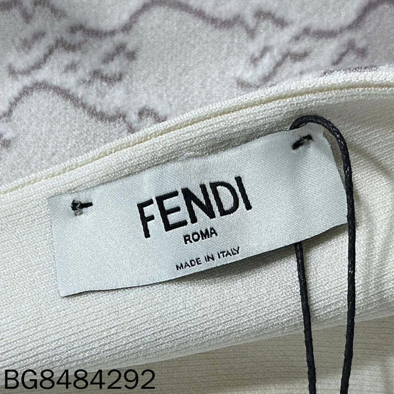 Fendi Fendi FF Logo Knit Dress Size US 38 / EU 54 - 2 Thumbnail