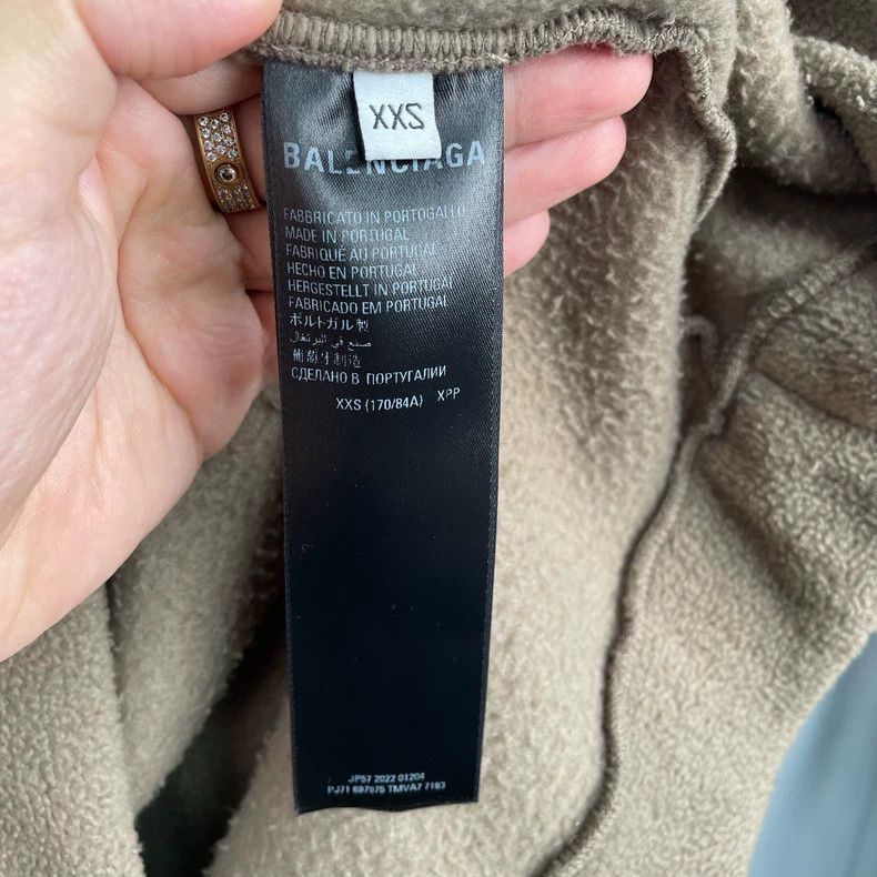 Balenciaga Balenciaga 3210 Fleece Sweatshirt Size US XXS / EU 40 - 4 Thumbnail