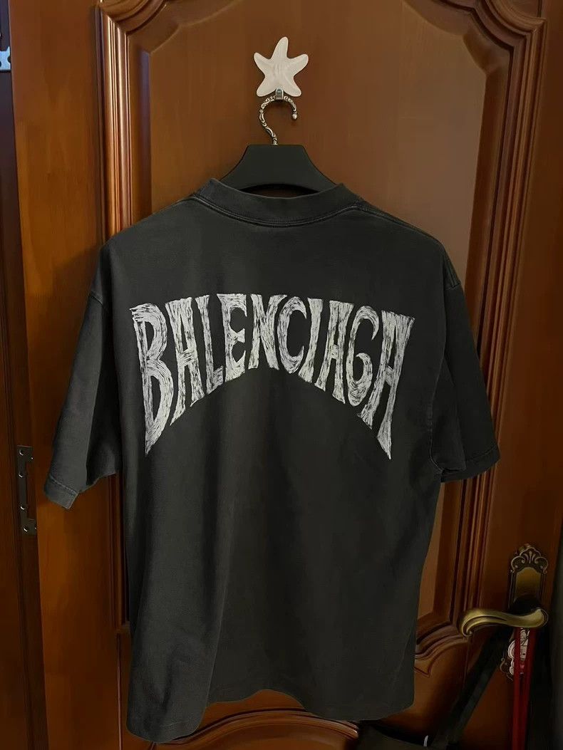 Balenciaga Balenciaga Paris Eiffel Tower T-shirt S Size US S / EU 44-46 / 1 - 2 Thumbnail