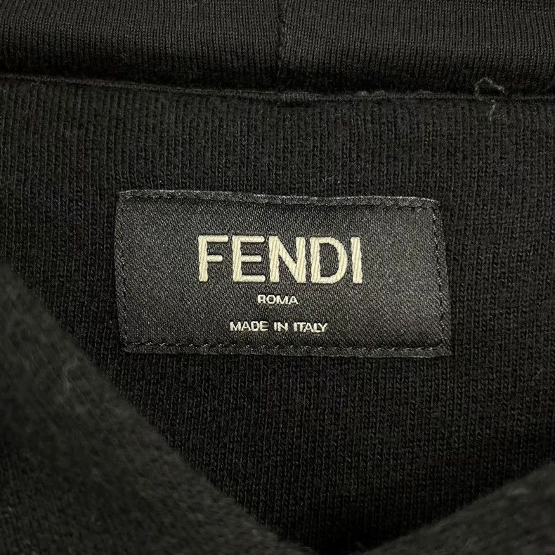 Fendi Fendi Black Side Stripe FF Hoodie XL Size US XL / EU 56 / 4 - 3 Thumbnail
