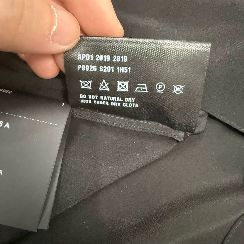 Prada Prada Black Tie Long Shirt Size US S / EU 44-46 / 1 - 5 Thumbnail