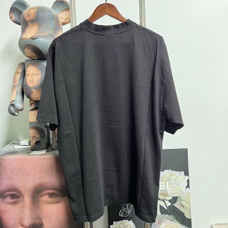 Balenciaga Balenciaga CD Print Short Sleeve Tee Size US L / EU 52-54 / 3 - 2 Thumbnail