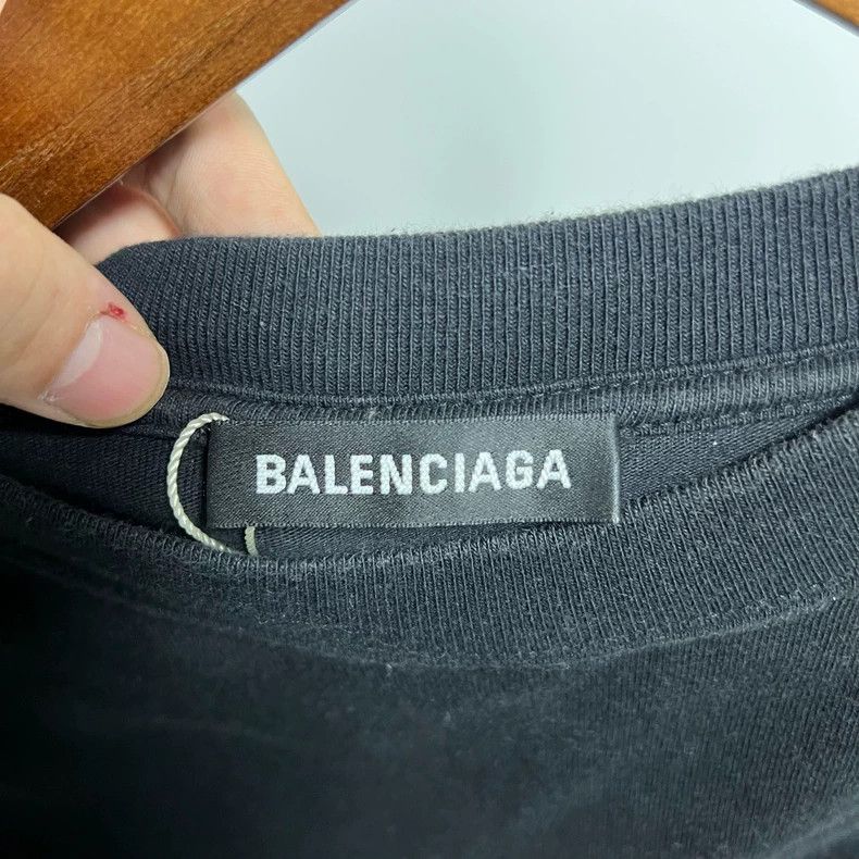 Balenciaga Balenciaga Printed Logo Short Sleeve Tee Size US S / EU 44-46 / 1 - 2 Thumbnail