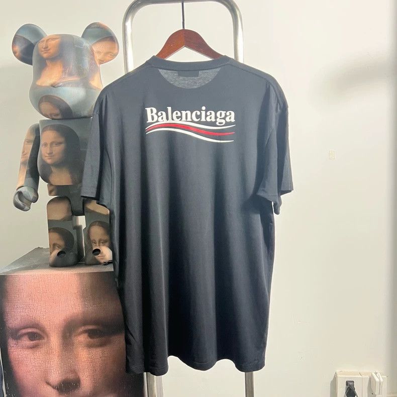 Balenciaga Balenciaga Wave Short Sleeve Tee Size US S / EU 44-46 / 1 - 2 Thumbnail