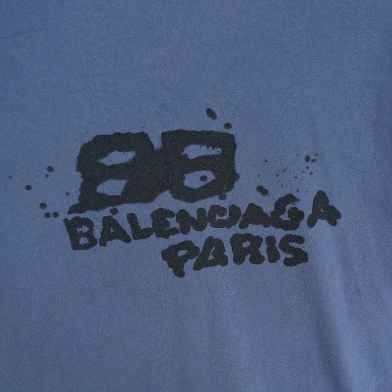 Balenciaga Balenciaga BB Graffiti Ink Short Sleeve Size US S / EU 44-46 / 1 - 3 Thumbnail