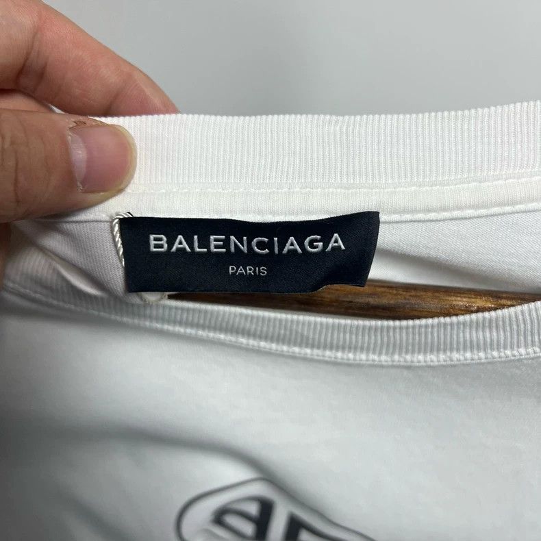 Balenciaga Balenciaga Double B Short Sleeve Tee Size US M / EU 48-50 / 2 - 3 Thumbnail