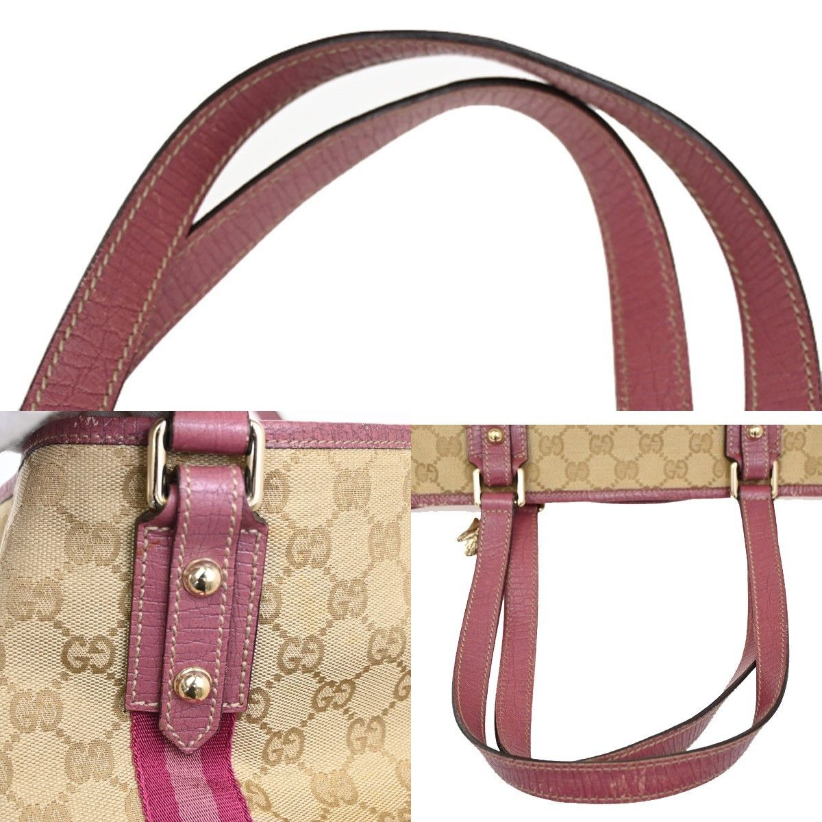 Gucci Gucci Jolicoeur Tote GG Canvas Size ONE SIZE - 10 Thumbnail