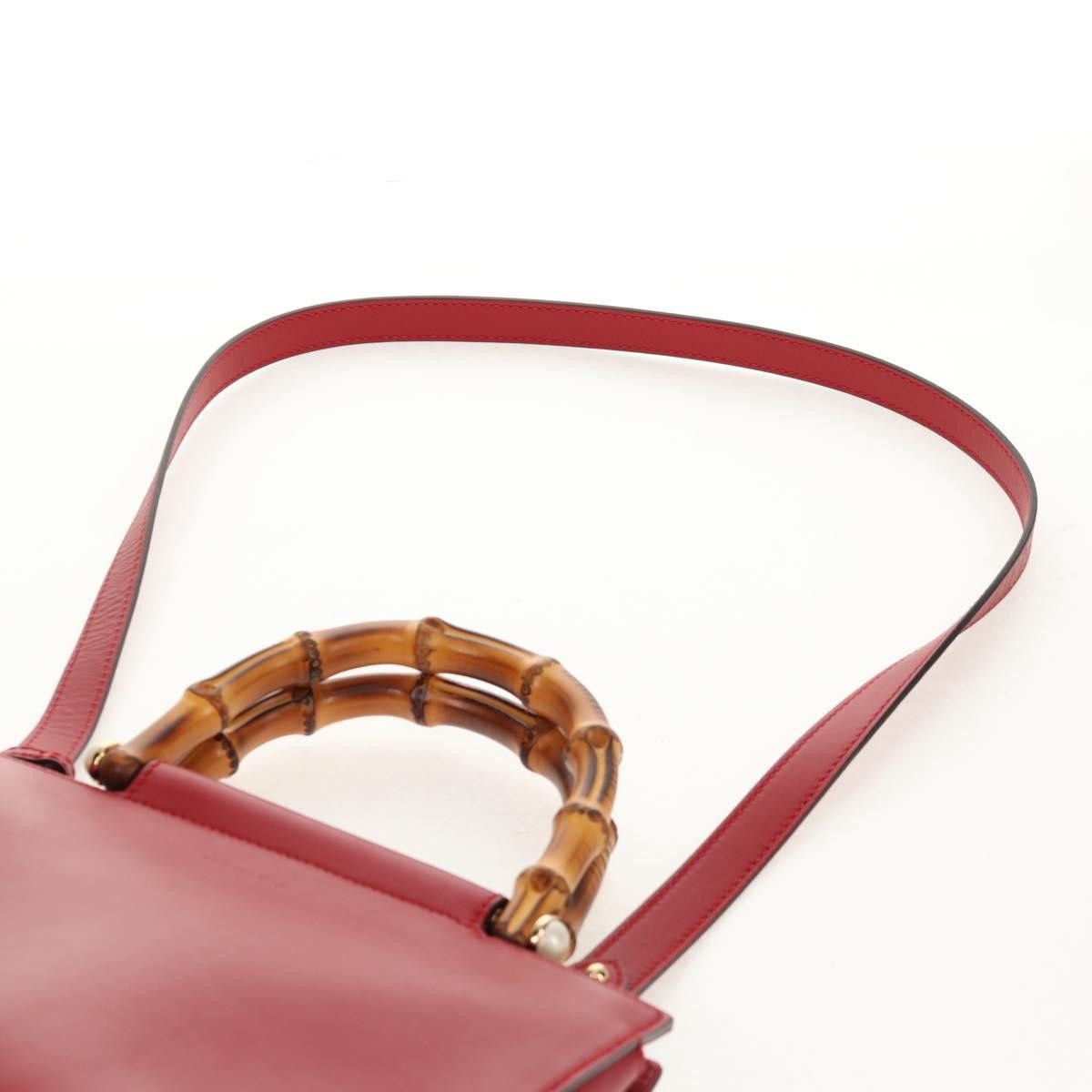 Gucci Gucci Nymphaea Top Handle Bag Leather Size ONE SIZE - 21 Thumbnail
