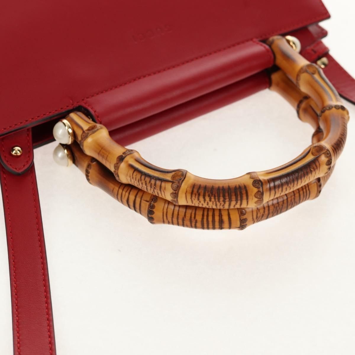 Gucci Gucci Nymphaea Top Handle Bag Leather Size ONE SIZE - 8 Thumbnail