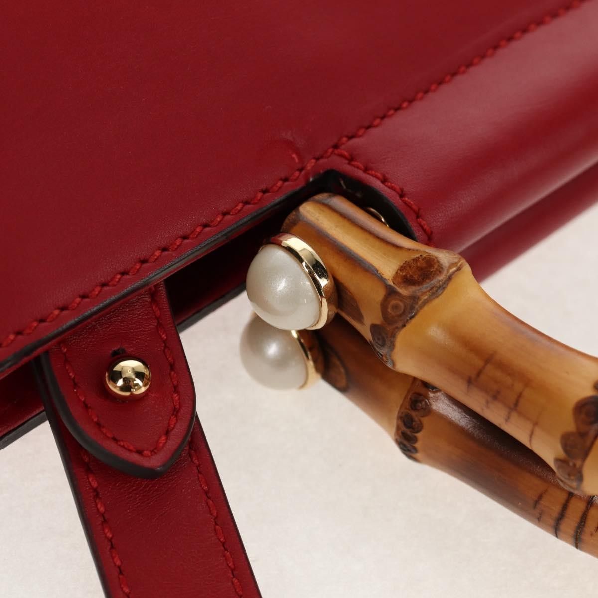 Gucci Gucci Nymphaea Top Handle Bag Leather Size ONE SIZE - 17 Thumbnail